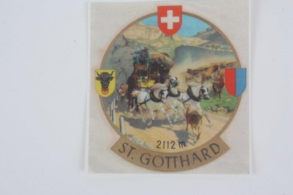Aufkleber Repro - St. Gotthard