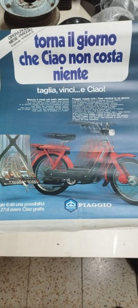 Piaggio Kalender von 1981
