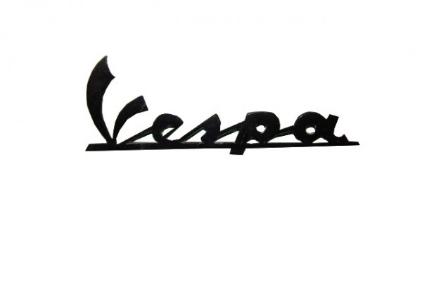 Schriftzug Beinschild Vespa für  Super VNC VBC schwarz