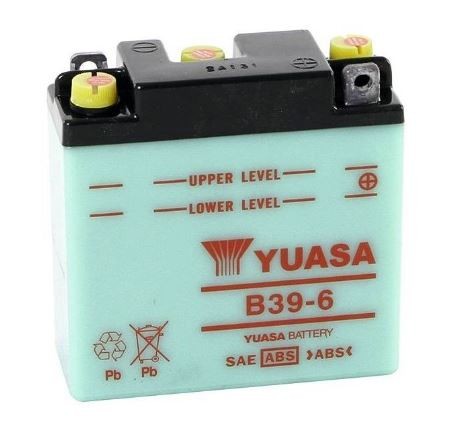 Batterie YUASA 6V 7A B39-6  VL3/VNB/VBA/B/GL/Touren