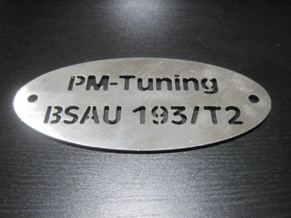 BSAU Schild PM Tuning MRParts