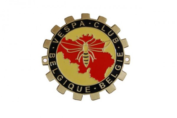 Plakette "Vespa Club Belgien"