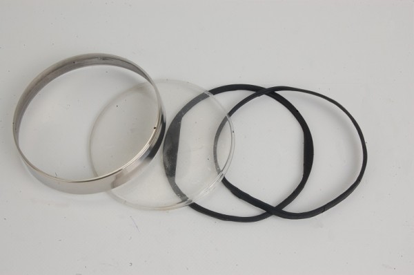 Tachoglas+Ring+Glasdichtung Set PX Lusso chrom