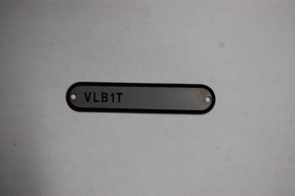 Typenschild Vespa Sprint VLB, klein classic-line