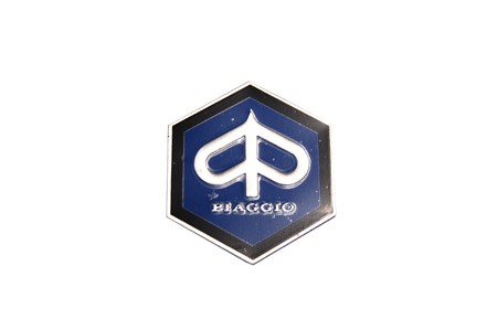Emblem Piaggio 6-Eck mittel zum Kleben