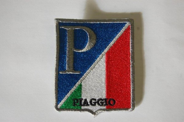 Aufnäher "P Piaggio Italia" viereckig