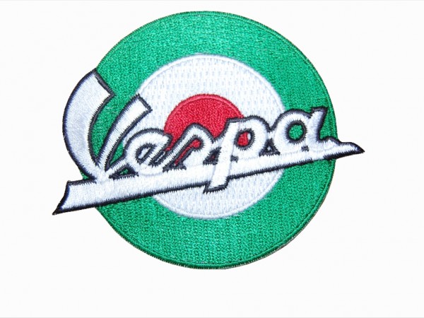 Aufnäher Italian Target mit Vespa Schriftzug