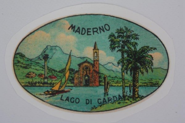 Wasserschiebebild Repro Lago di Garda Maderno