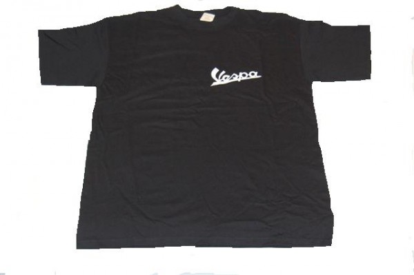 T-Shirt Vespa schwarz Größe L