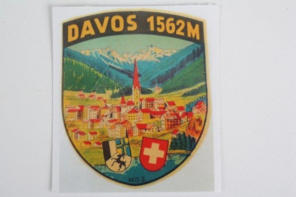 Aufkleber Repro - Davos