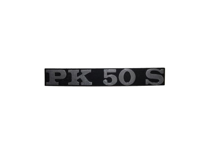 Schriftzug Backe 'PK 50S'