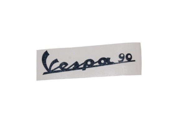 Schriftzug Beinschild 'Vespa 90' Aufkleber schwarz 1.Se