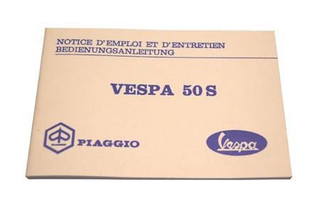 Bedienungsanleitung deutsch Vespa50S ´63 V5A