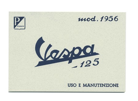 Bedienungsanleitung ital. Vespa125 1956 VM2