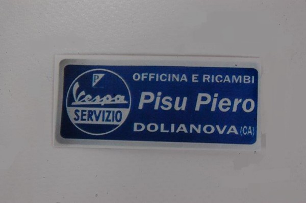 Aufkleber Händler fürs Beinschild Repro Pisu Piero