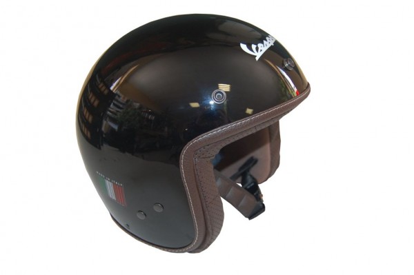 Helm Vespa schwarz Italia