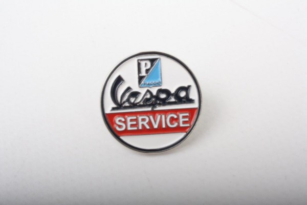 Pin Vespa Service rund