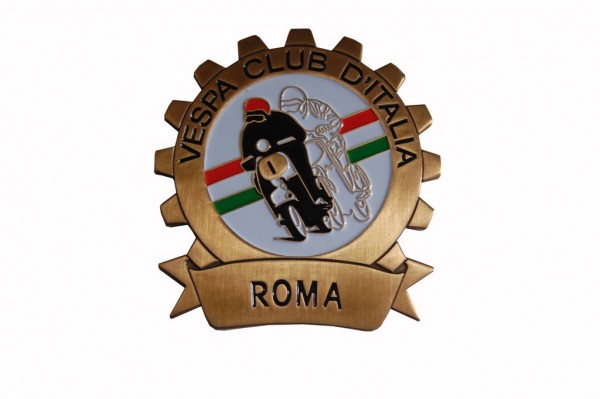 Plakette "Vespa Club Roma"