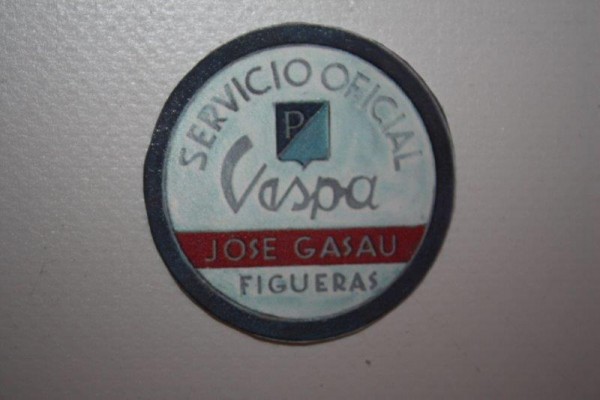 Aufkleber Händlerschild f. Beinschild Repro Jose Figueras
