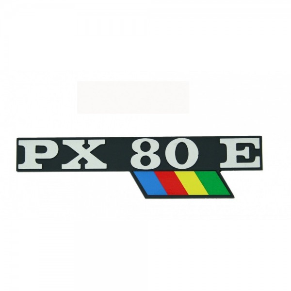 Schriftzug Backe 'PX 80 E'