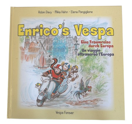 Buch für Kinder "Enrico's Vespa"