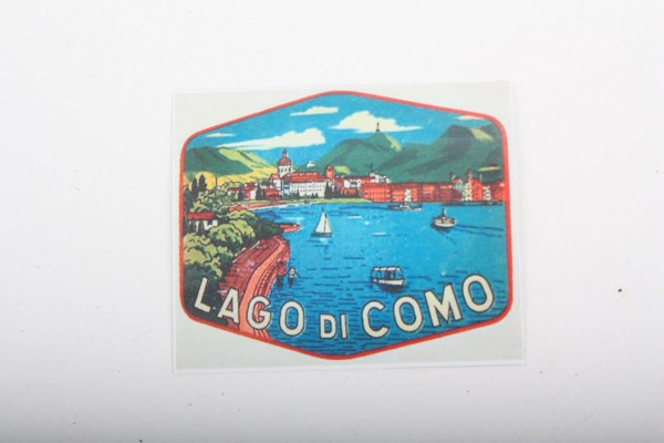 Aufkleber Repro - Lago Di Como