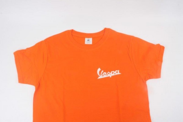 T-Shirt Vespa orange Größe XXL