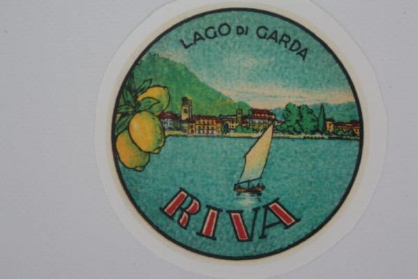 Wasserschiebebild Repro Lago di Garda Riva