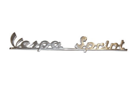 Schriftzug Heck 'Vespa Sprint' Alu