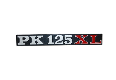 Schriftzug Backe 'PK 125XL'