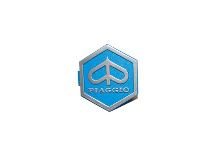 Emblem Kaskade Piaggio 6-Eck zum Klemmen