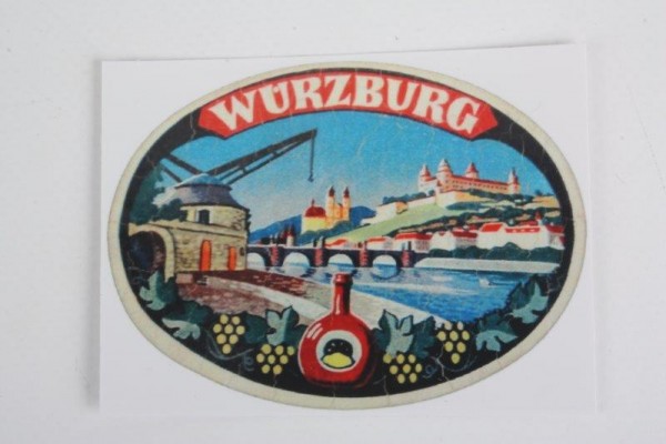 Aufkleber Repro - Würzburg