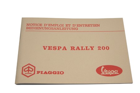 Bedienungsanleitung deutsch Rally200 ´72 VSE