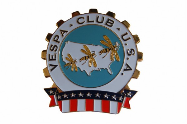 Plakette "Vespa Club USA"