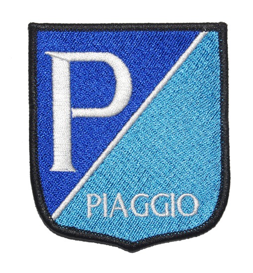 Aufnäher Piaggio, halbrund