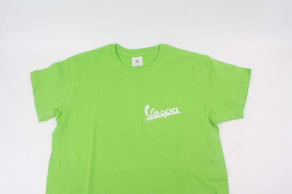 T-Shirt Vespa apfelgrün Größe L