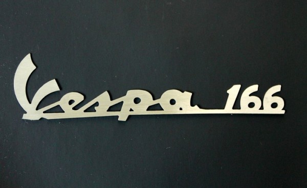Schriftzug Beinschild Vespa 166 MRParts