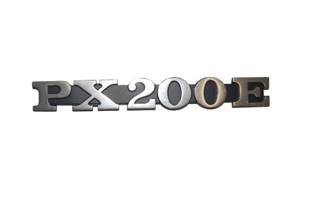 Schriftzug Backe 'PX 200E'