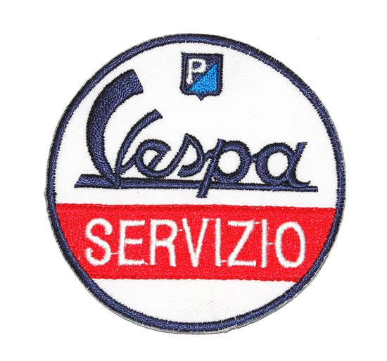 Aufnäher rund Vespa Servizio