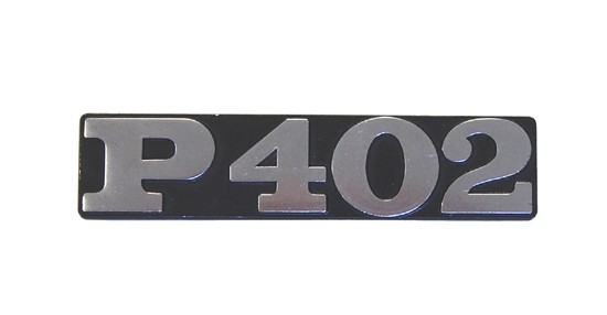 Schriftzug Ape "P402"