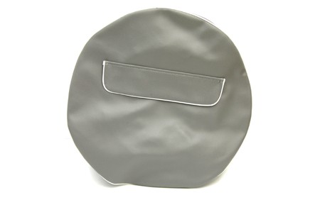Ersatzradbezug 10-Zoll grau geschlossen mit Tasche