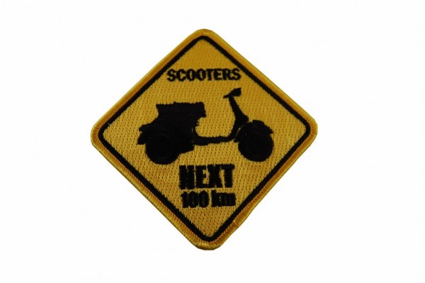 Aufnäher "Scooters next 100 km"