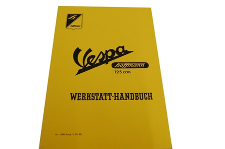 Werkstatthandbuch Vespa125 Hoffmann ´50 deutsch