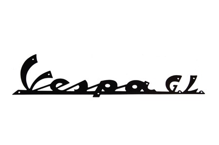Schriftzug Beinschild 'Vespa GL'