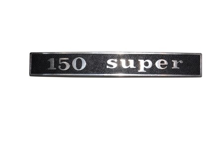 Schriftzug Heck '150 Super' eckig