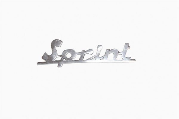 Schriftzug Beinschild "Sprint"