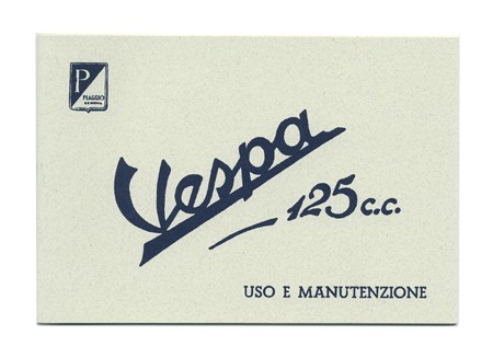 Bedienungsanleitung ital. Vespa125 1949