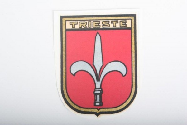 Wasserschiebebild Trieste Wappen
