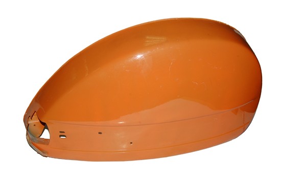 Seitenbacke Piaggio PX Lusso/T5 rechts orange