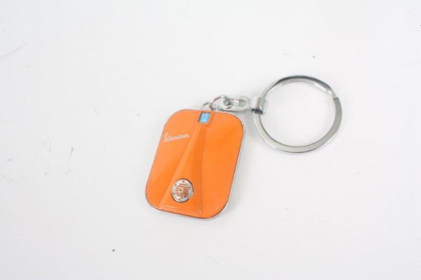 Schlüsselanhänger Beinschild orange